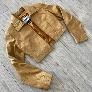 Mustard Leather Jacket